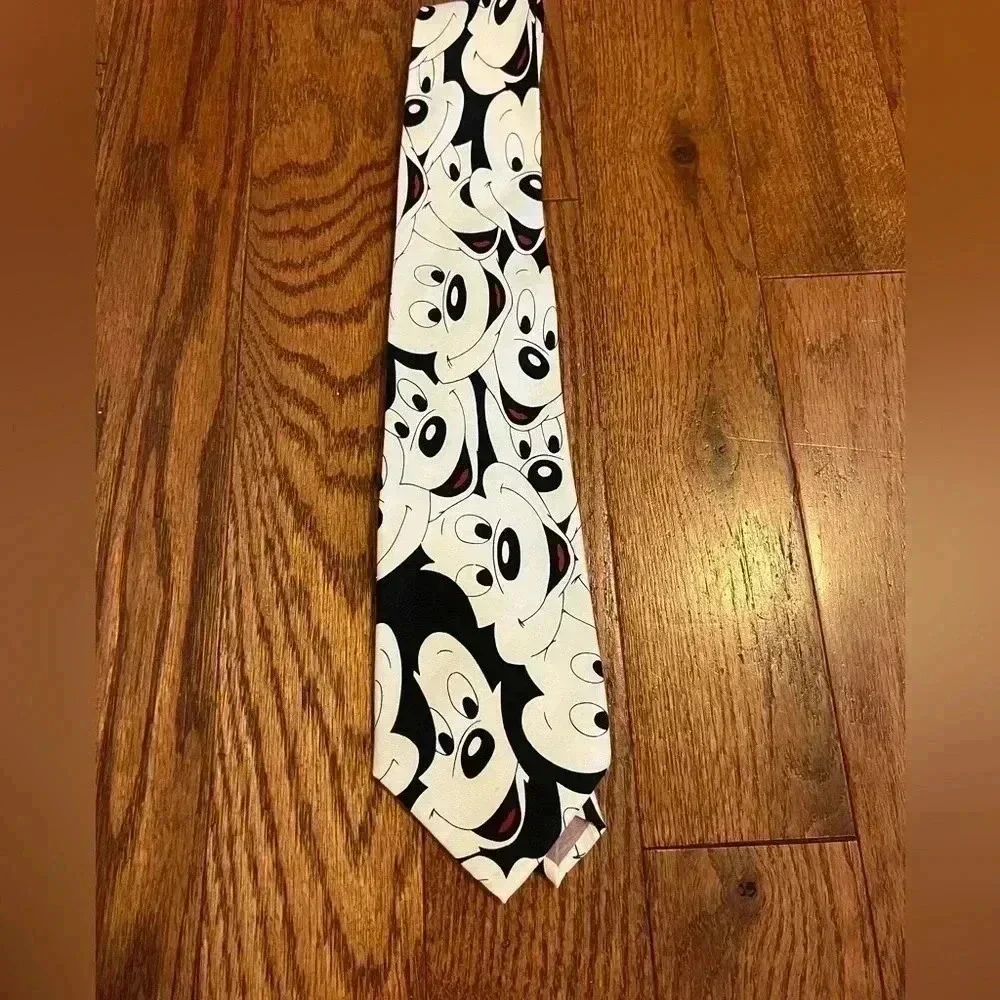 Balanchine Mickey Mouse Tie 100% Silk